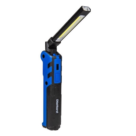 DieHard 450 Lm Black/Blue LED Work Light Flashlight